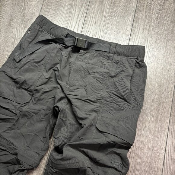 The North Face Zip Off Jogger Hiking Pants Grey Large Convertable - Picture 4 of 10